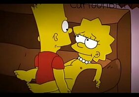 Desenhos eróticos Hentai Os Simpsons foda entre irmãos