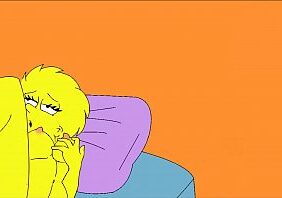 Xexo Hentai Simpsons Lisa vadia se masturbando