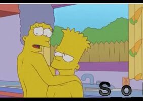 Simpsons porn cartoon Marge fodendo sua buceta